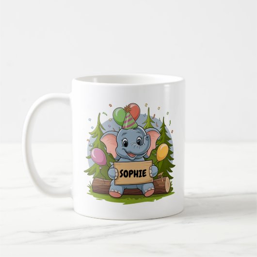 Mug Éléphant Jour de l'an Mok (Gauche)