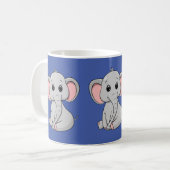 Mug Eléphant mignon (Devant gauche)