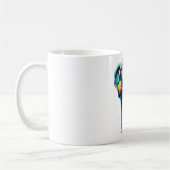 Mug Eléphant mignon bébé avec casque (Gauche)
