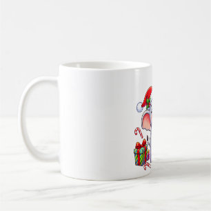 Mug Éléphant mignon ornement de Père Noël