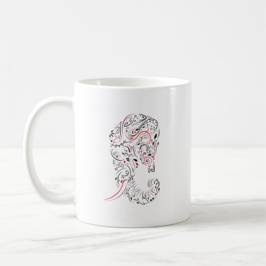 Mug éléphant orné (Gauche)
