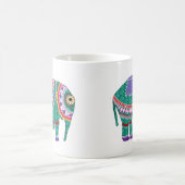 Mug Éléphant Orné Beau (Centre)