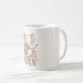 Mug Éléphant Parent & Bébé (Devant droit)