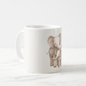 Mug Éléphant Parent & Bébé (Devant gauche)
