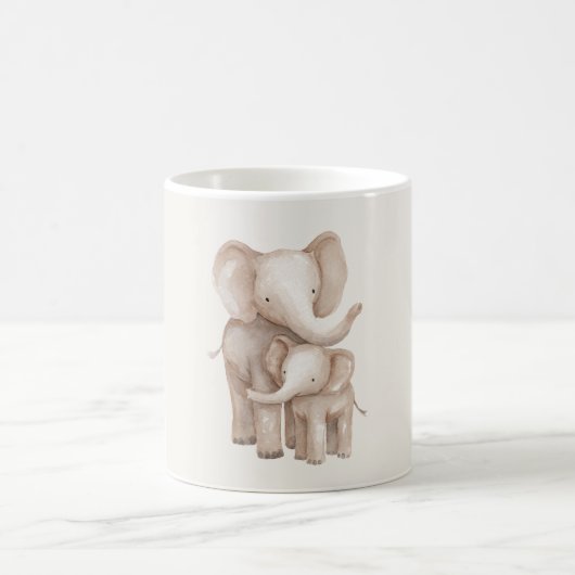 Mug Éléphant Parent & Bébé (Centre)