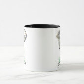 Mug Eléphant personnalisé - Aquarelle Collection d'ani (Centre)