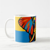 Mug éléphant pop-art (Gauche)