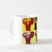 Mug Eléphant Pop Art (Devant gauche)