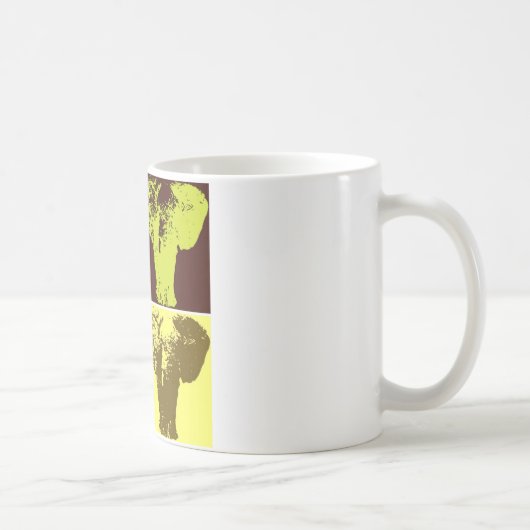 Mug Eléphant Pop Art (Droite)