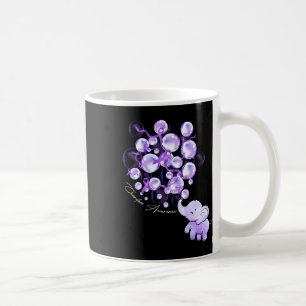 Mug Eléphant Poussant Des Lons Violets Surdose