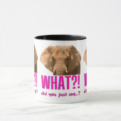 Mug Éléphant Qu'avez-vous dit? (Centre)