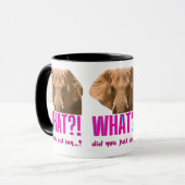 Mug Éléphant Qu'avez-vous dit? (Devant gauche)