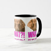 Mug Éléphant Qu'avez-vous dit? (Devant droit)