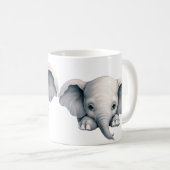 Mug Éléphant qui regarde (Devant droit)