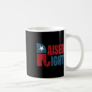 Mug Éléphant républicain élevé à droite Vote républica