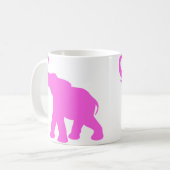 Mug Éléphant rose (Devant gauche)