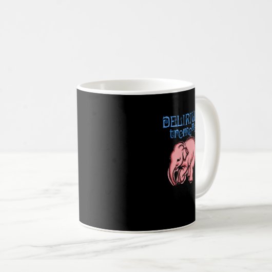 Mug Eléphant rose Delirium POP (Devant droit)