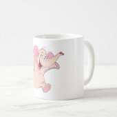 Mug Éléphant rose rose rose rose rose (Devant droit)
