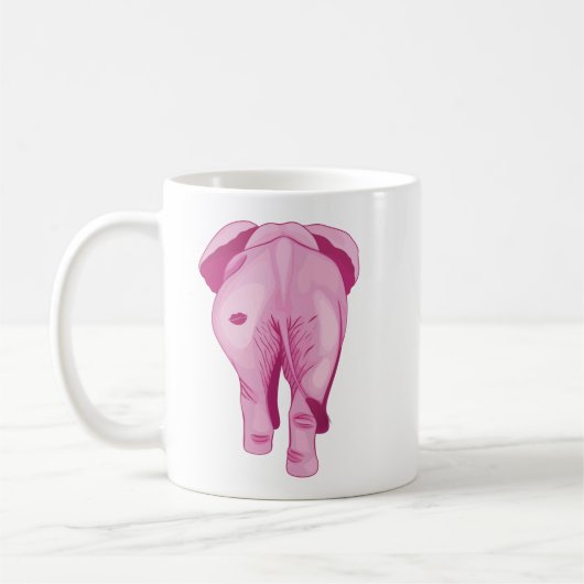 Mug Éléphant rose SWAK (Gauche)