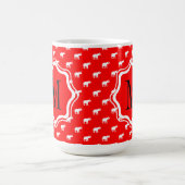 Mug Éléphant rouge rouge (Centre)