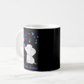 Mug Elephant Suicide Prevention Awareness Ribbon Gif (Devant gauche)
