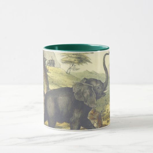 Mug Éléphant vintage (Centre)
