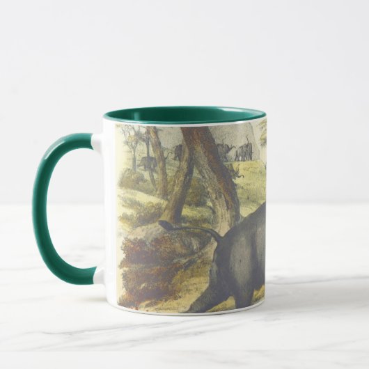 Mug Éléphant vintage (Gauche)