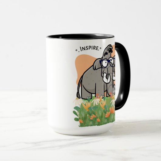 Mug éléphante (Devant droit)