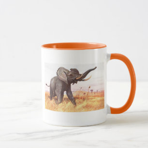 Mug Éléphants africains d'animaux de destin de jungle