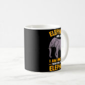 Mug Elephants Are Awesome I Am Awesome - Funny Elephan (Devant droit)