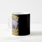 Mug Elephants Are Awesome I Am Awesome - Funny Elephan (Devant gauche)