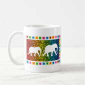 Mug Eléphants blancs (Gauche)