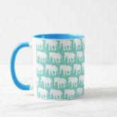 Mug Eléphants blancs à la mode de Bohême (Gauche)
