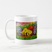 Mug éléphants colorés mignons (Gauche)