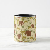 Mug Éléphants Et Palmiers Au Camouflage (Centre)