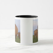Mug Éléphants indiens dans la prairie (Centre)