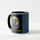 Mug Éléphants Le Géant Gentil de la Nature (Devant gauche)