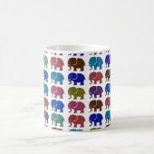 Mug éléphants mignons (Centre)