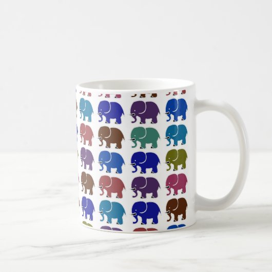 Mug éléphants mignons (Droite)