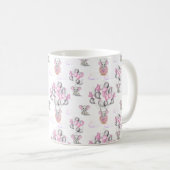Mug Eléphants mignons Ballons et nuages Bébé Fille (Devant droit)