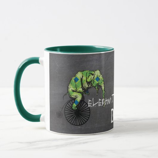 Mug Elephants Plus Vélos Égale YIKES! (Gauche)