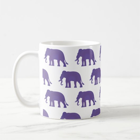 Mug Éléphants pourpres (Gauche)