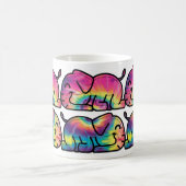 Mug Éléphants Tie Dye Endormis (Centre)