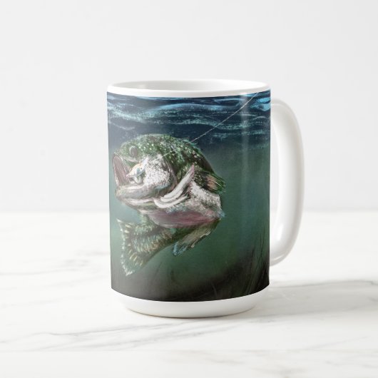 Mug Éleuré Dans Les Basses À Grande Bouche (Devant droit)