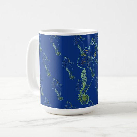 Mug Elevage de cheval de mer Musique (Devant gauche)