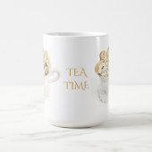 Mug ÉLEVÉ BLANC "HEURE DU THÉ" BISCOTTI (Centre)