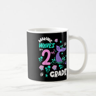 Mug élève de 2e année heureuse 1er jour de rentrée des