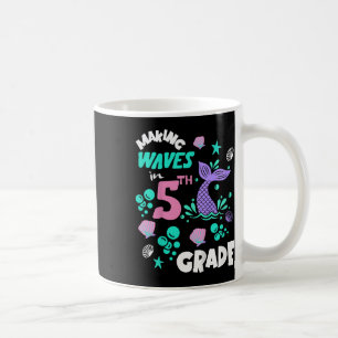 Mug élève de 5e année heureuse 1er jour de rentrée des