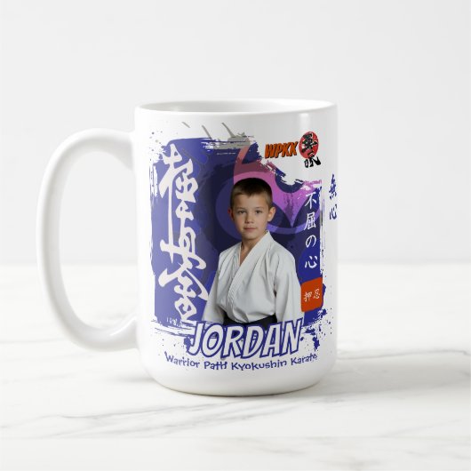 Mug Élève de Karaté Kyokushin Photo Personnalisée (Gauche)