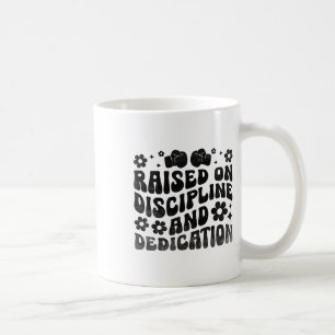 Mug Élevé Sur La Discipline Et Dédication Boxer Sports